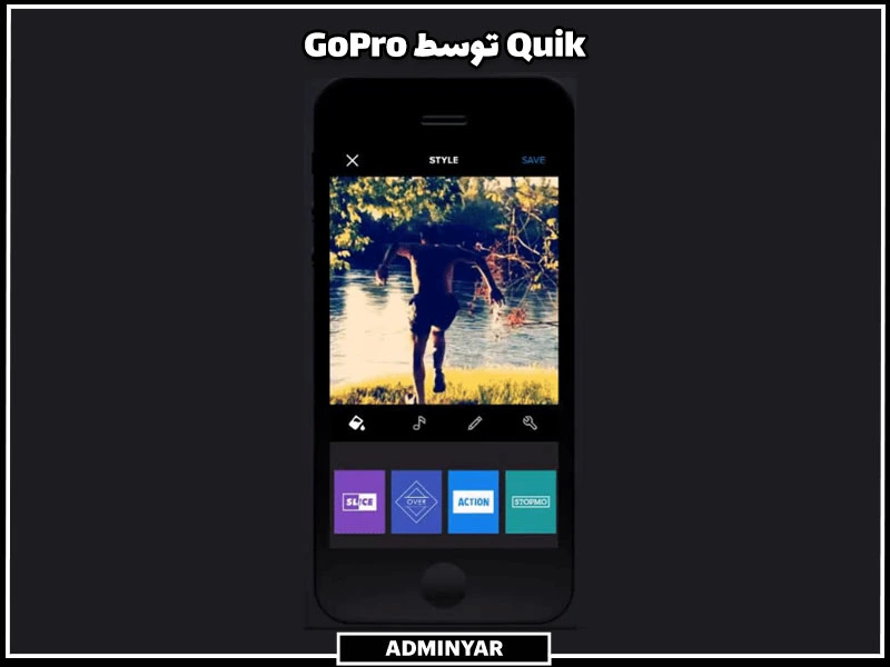 Quik توسط GoPro از برنامه های کاربردی اینستاگرام